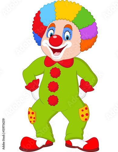 Cartoon funny clown