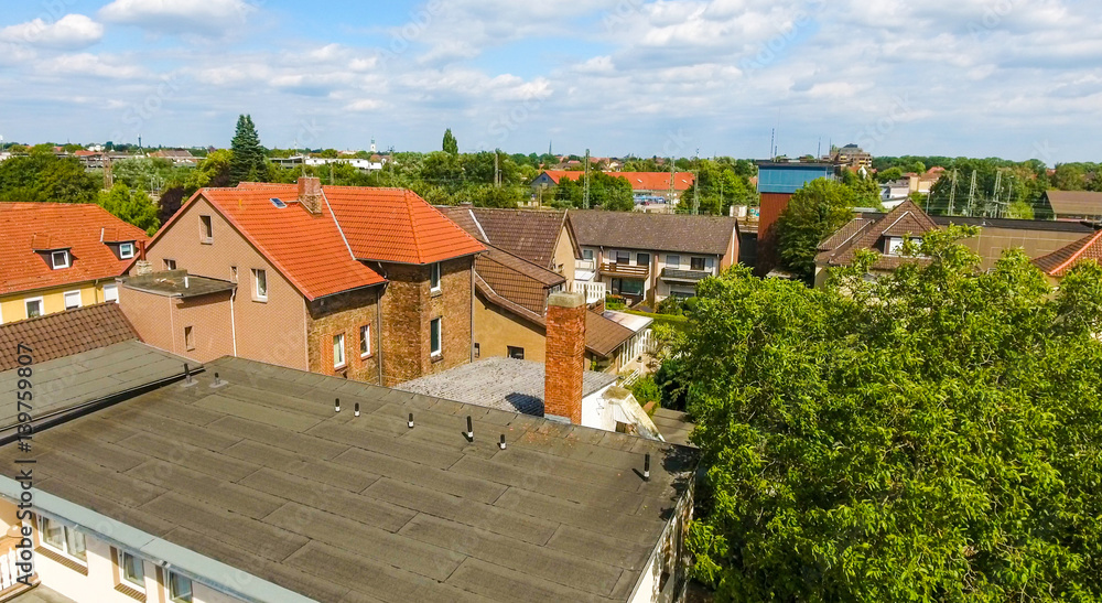 Aerial view of Celle, Germany