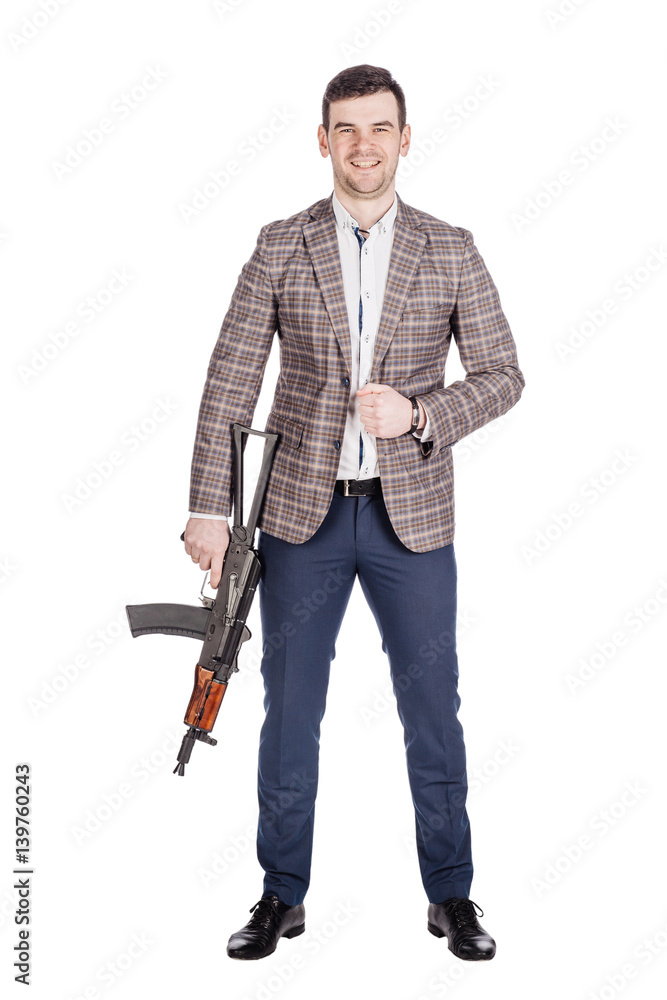 man with pistol. dangerous and criminal concept man with pistol. dangerous and criminal concept