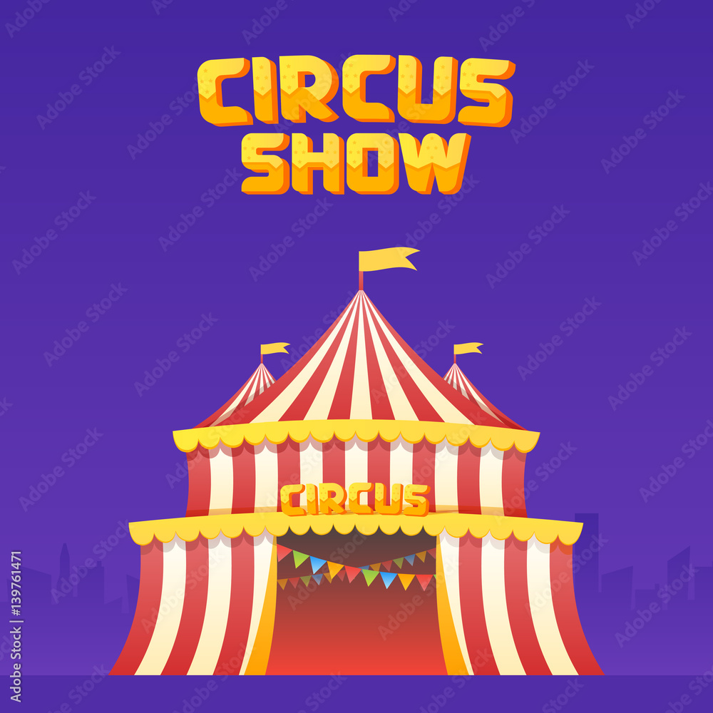 The moucup of circus poster The moucup of circus poster