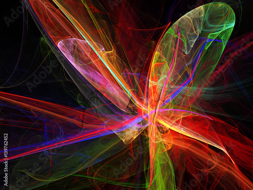 Abstract fractal background