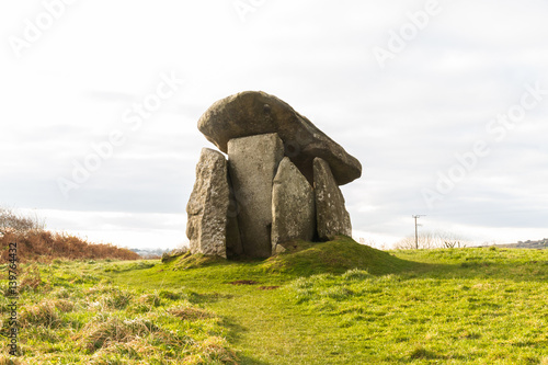 Trethevy Quoit megalithic tomb in Cornwall