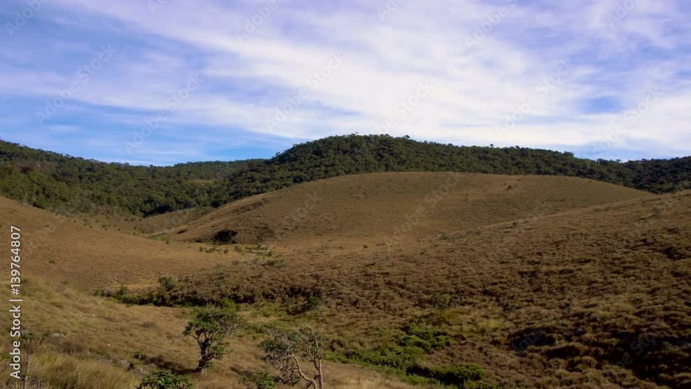 Panorama of Horton Plains National Park in Sri Lanka Panorama of Horton Plains National Park in Sri Lanka