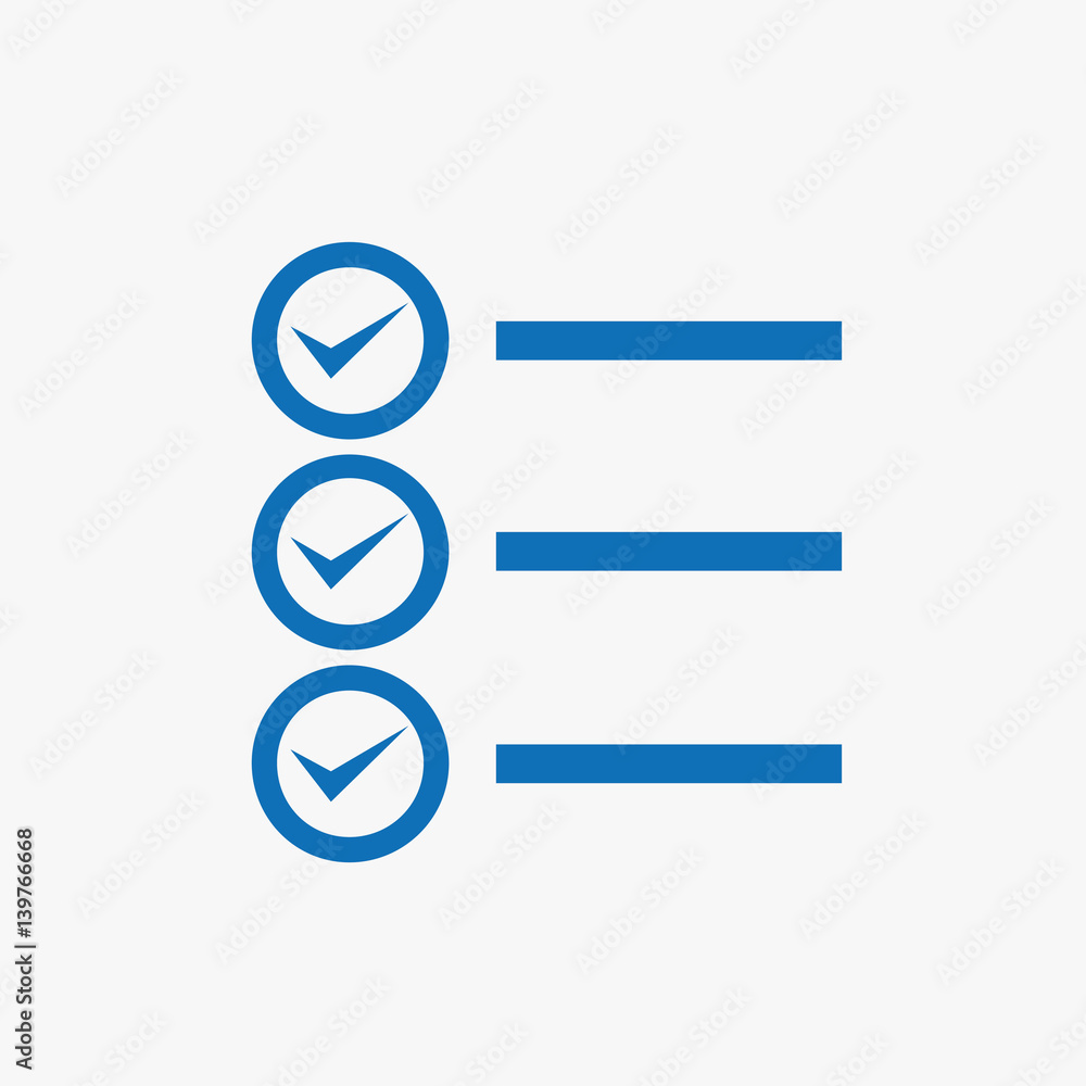 Checklist icon stock vector design Checklist icon stock vector design