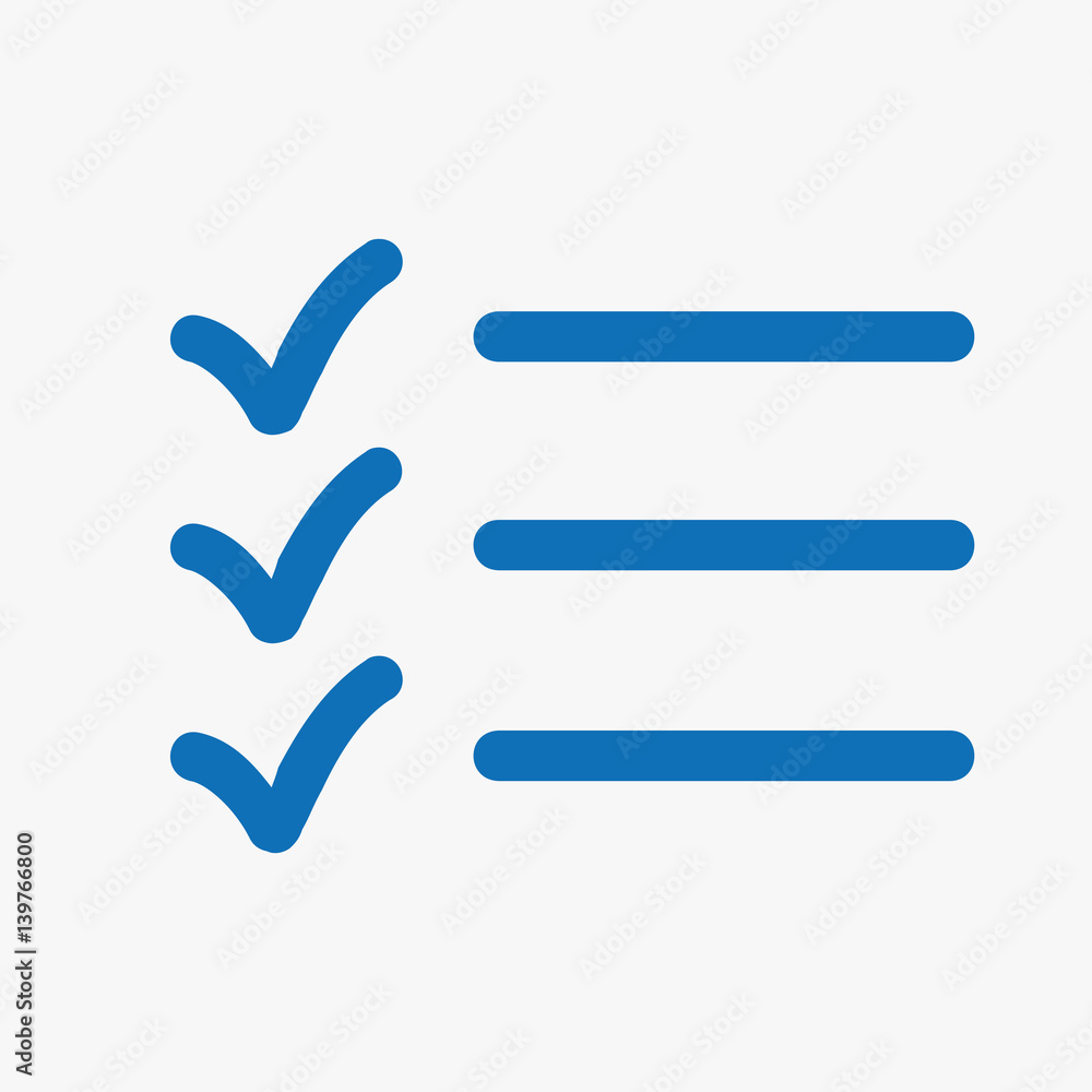 Checklist icon stock vector design Checklist icon stock vector design