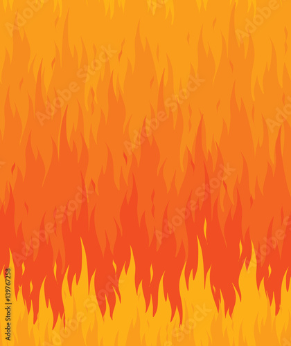 Fire flames pattern seamless background
