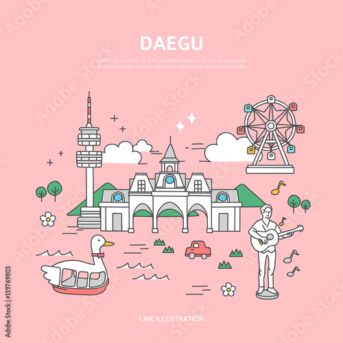 Daegu line layer set