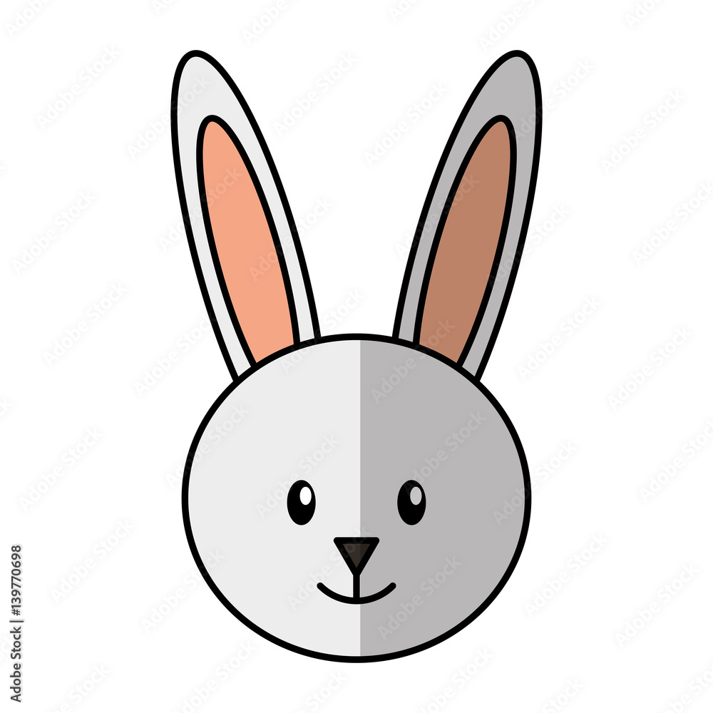 cute rabbit character icon vector illustration design cute rabbit character icon vector illustration design