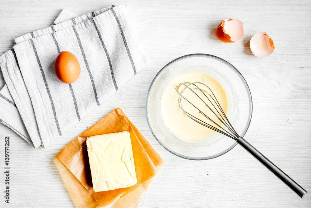 cooking pancake on white background top view ingredients for making cooking pancake on white background top view ingredients for making