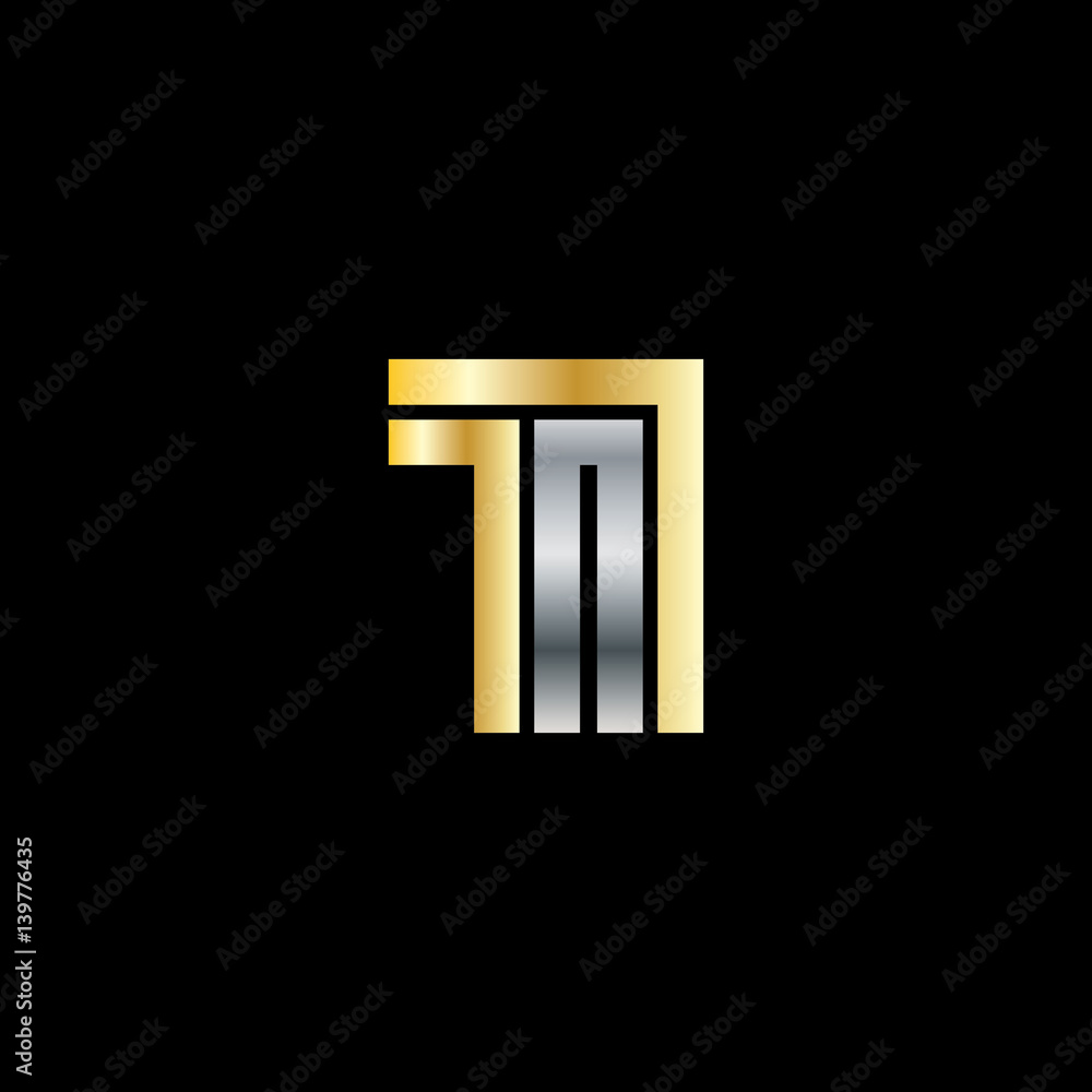 Initial Letter TI Linked Design Logo