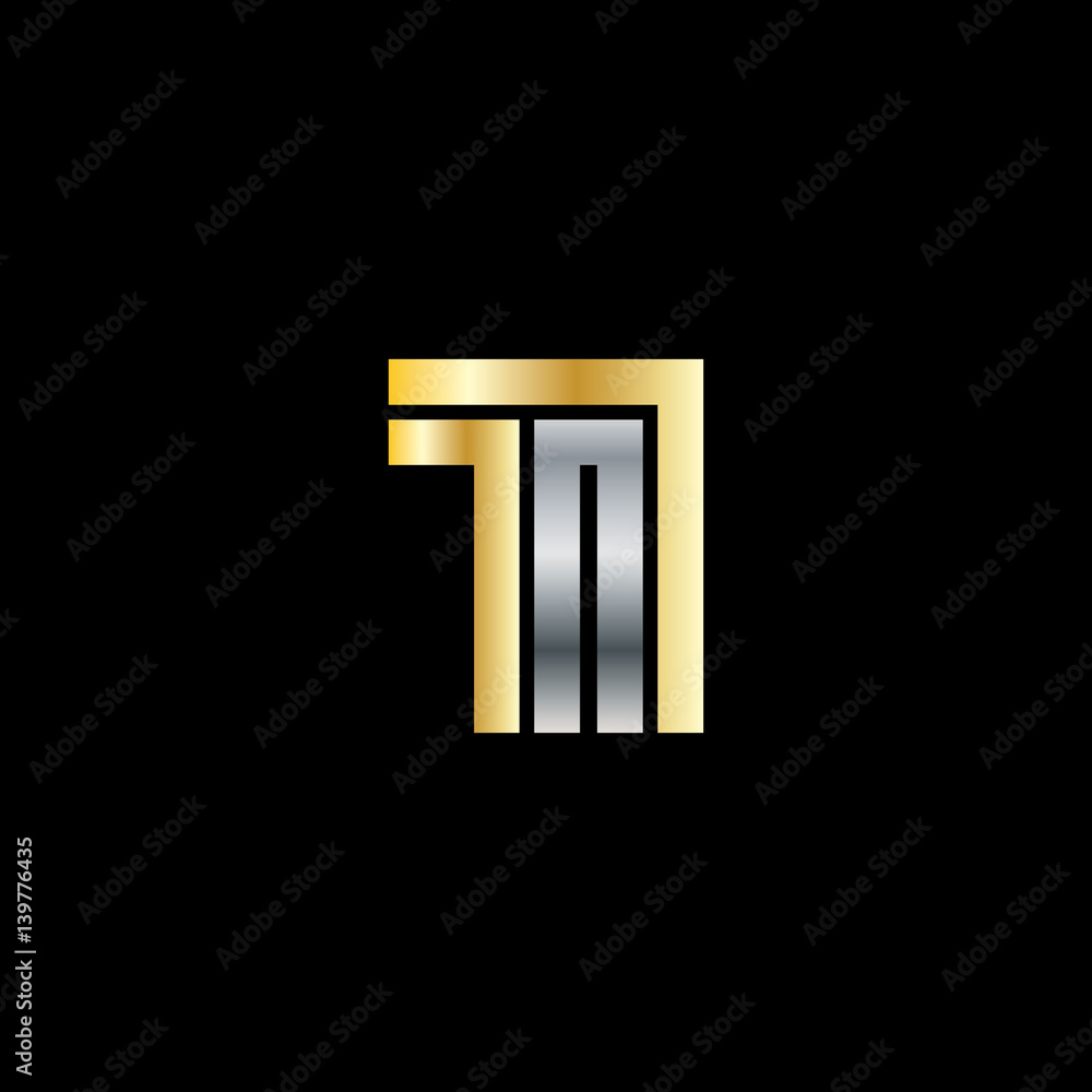 Initial Letter TI Linked Design Logo Initial Letter TI Linked Design Logo