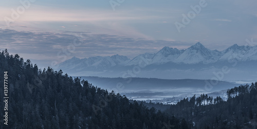 Vysoke Tatry mountains in winter time © luzkovyvagon.cz