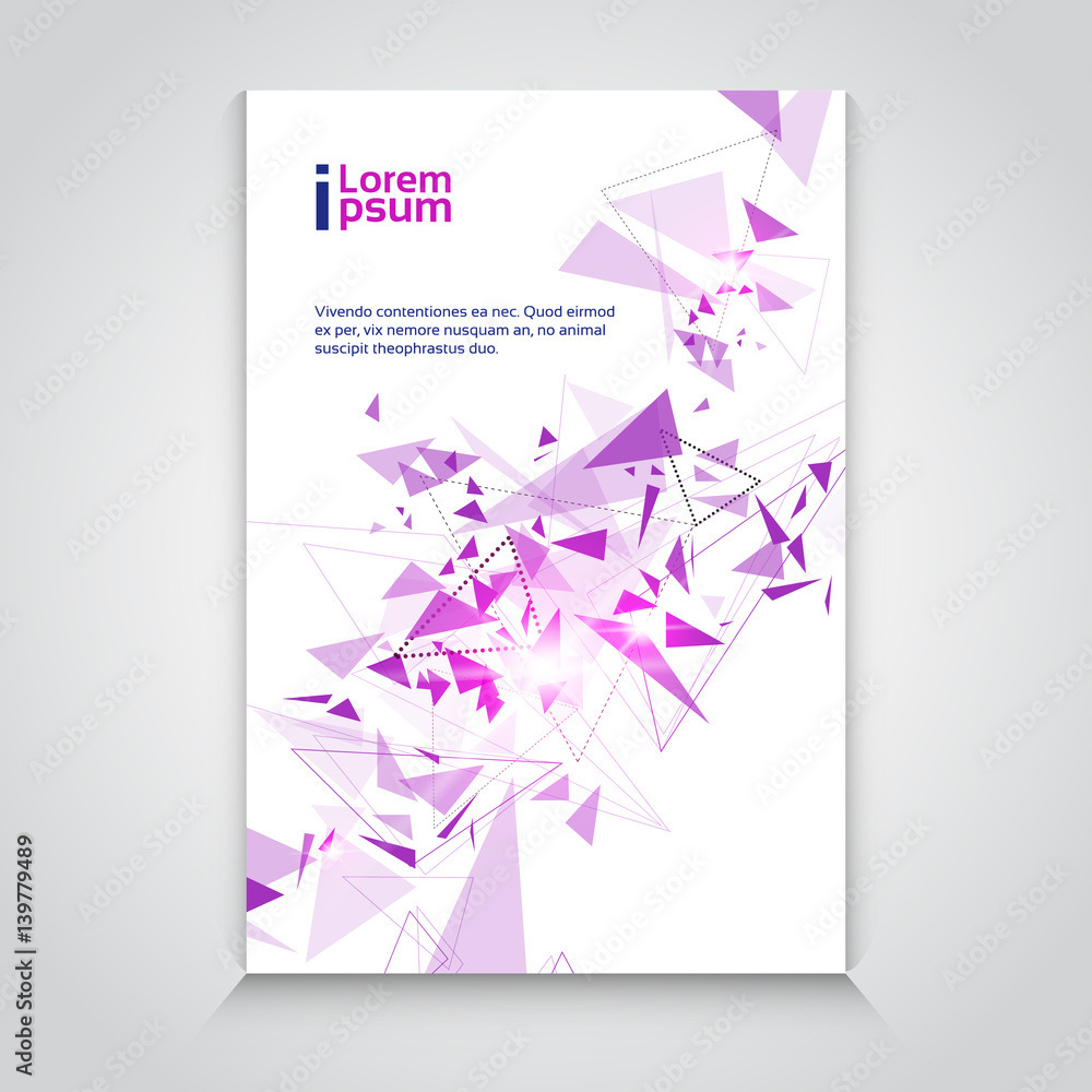 Fototapeta premium Abstract Triangle Geometrical Background Banner Copy Space Vector Illustration