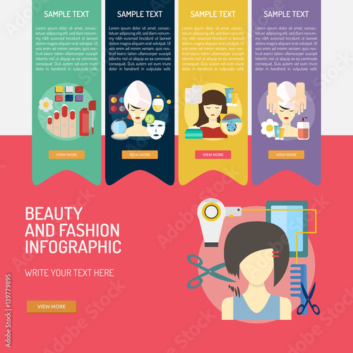 Infographic Beauty and Fashion