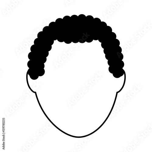 young man avatar character vector illustration design