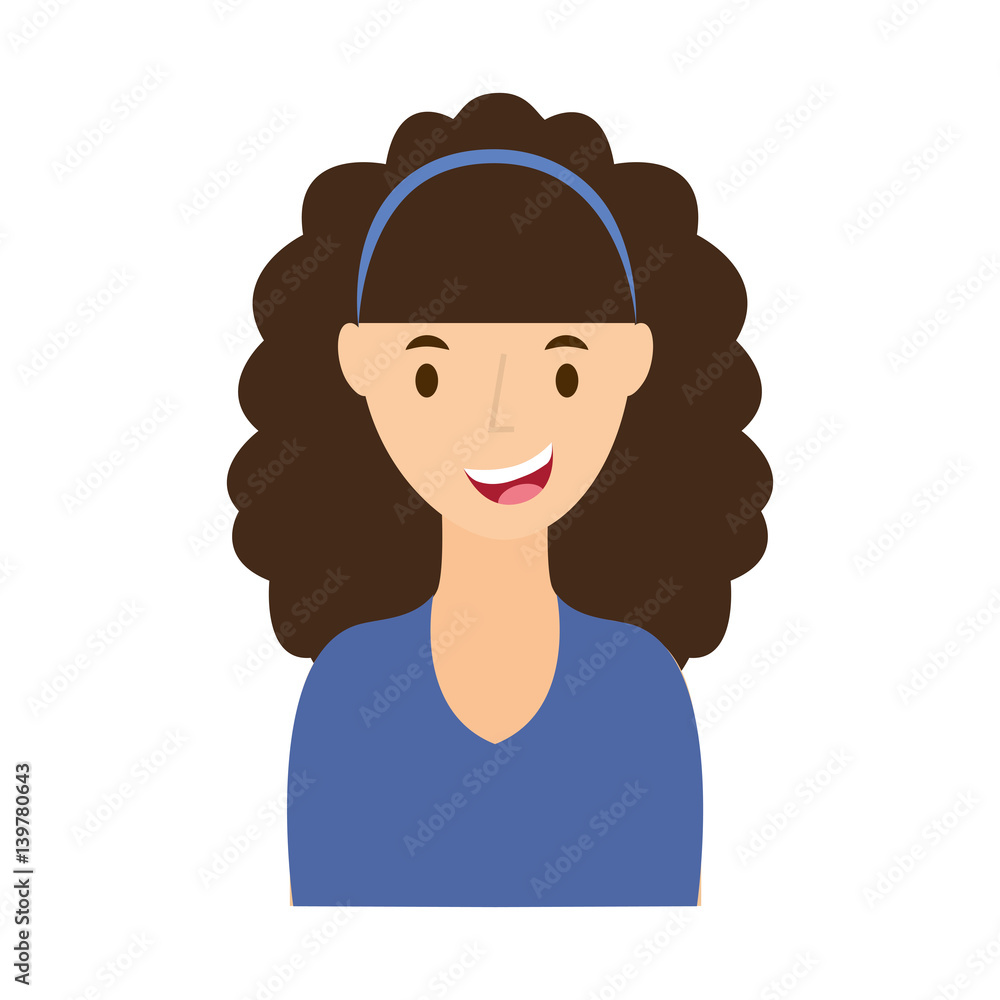 cute woman avatar character vector illustration design cute woman avatar character vector illustration design