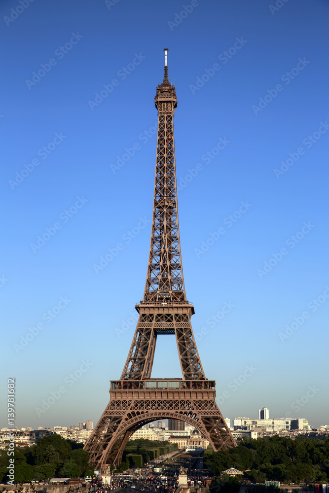 Paris cityscape with Eiffel Tower
