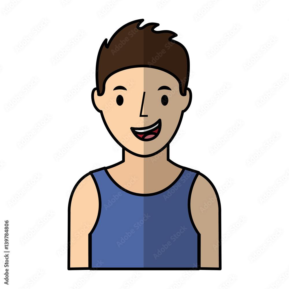 young man avatar character vector illustration design young man avatar character vector illustration design