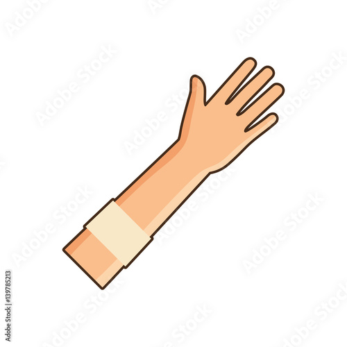 blood donation hand bandage icon vector illustration eps 10