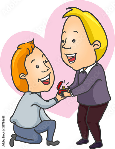 Couple Propose Men Gay