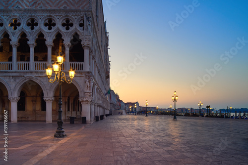 Venice, San Marco square in the morning
