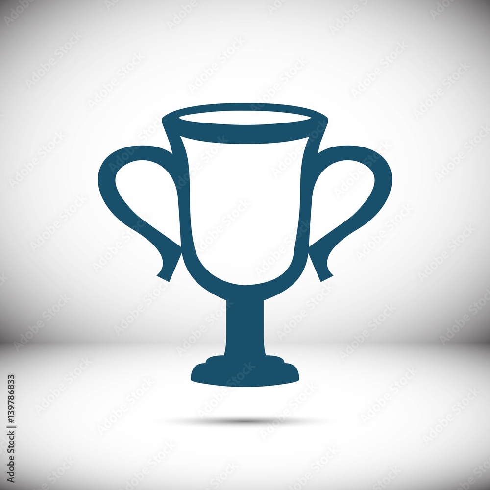 champions cup icon stock vector illustration flat design champions cup icon stock vector illustration flat design