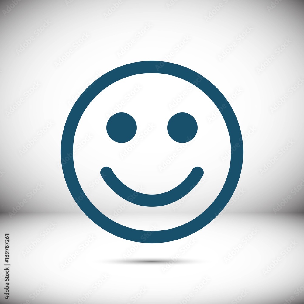 Smile icon stock vector illustration flat design Smile icon stock vector illustration flat design