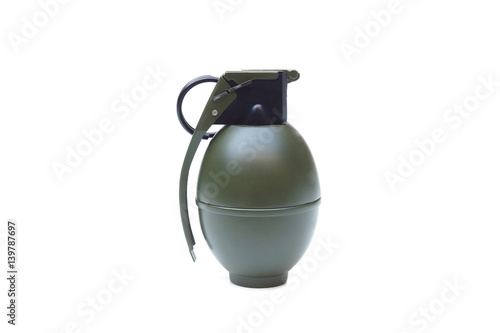 A hand grenade isolated