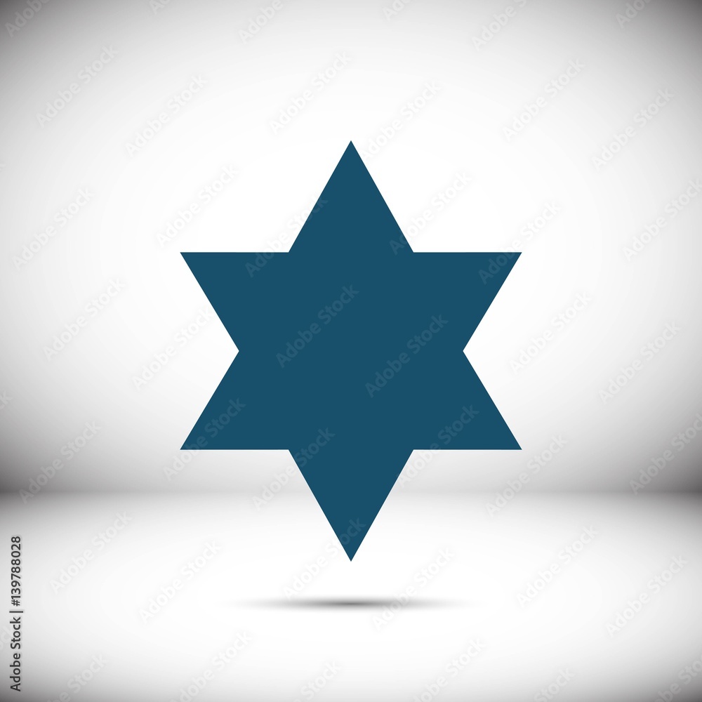 Fototapeta premium star icon stock vector illustration flat design