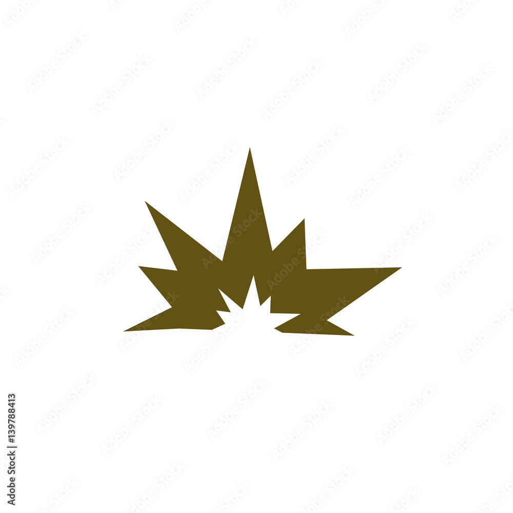 Explosion vector icon Explosion vector icon