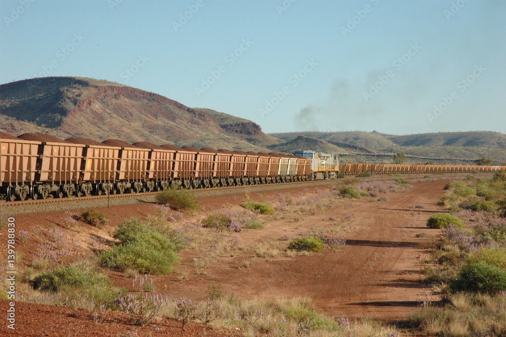 Pilbara iron ore railway