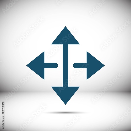Free Download arrow icon stock vector illustration flat design - GFXLoad