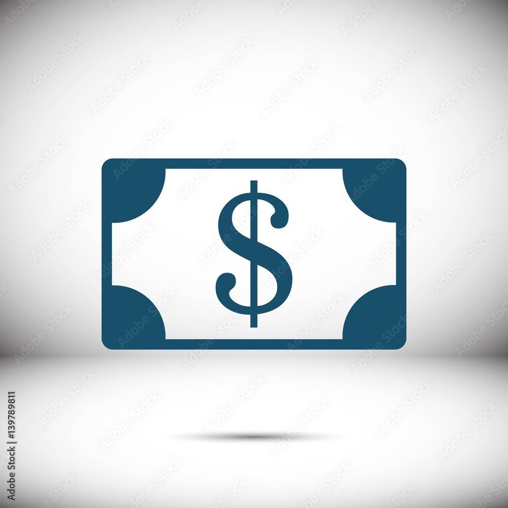 dollar money icon stock vector illustration flat design dollar money icon stock vector illustration flat design