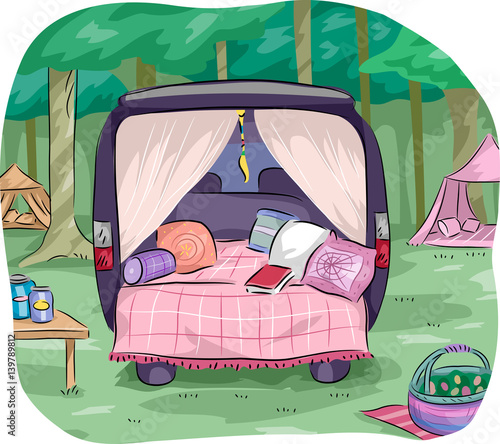 Van Picnic Road Trip