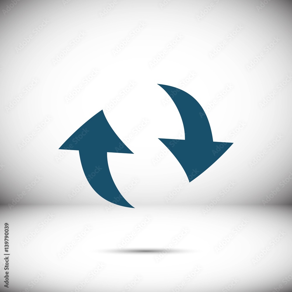 arrow icon stock vector illustration flat design arrow icon stock vector illustration flat design