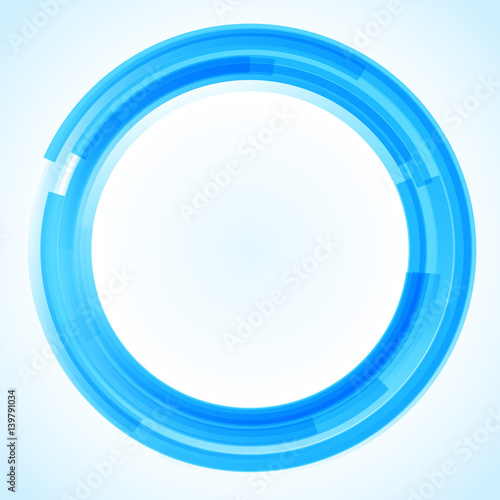 light blue abstract circle geometrical layout frame
