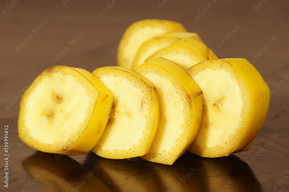 Ripe sweet bananas isolated on background Ripe sweet bananas isolated on background