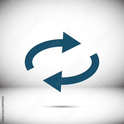 Free Download arrow icon stock vector illustration flat design - GFXLoad