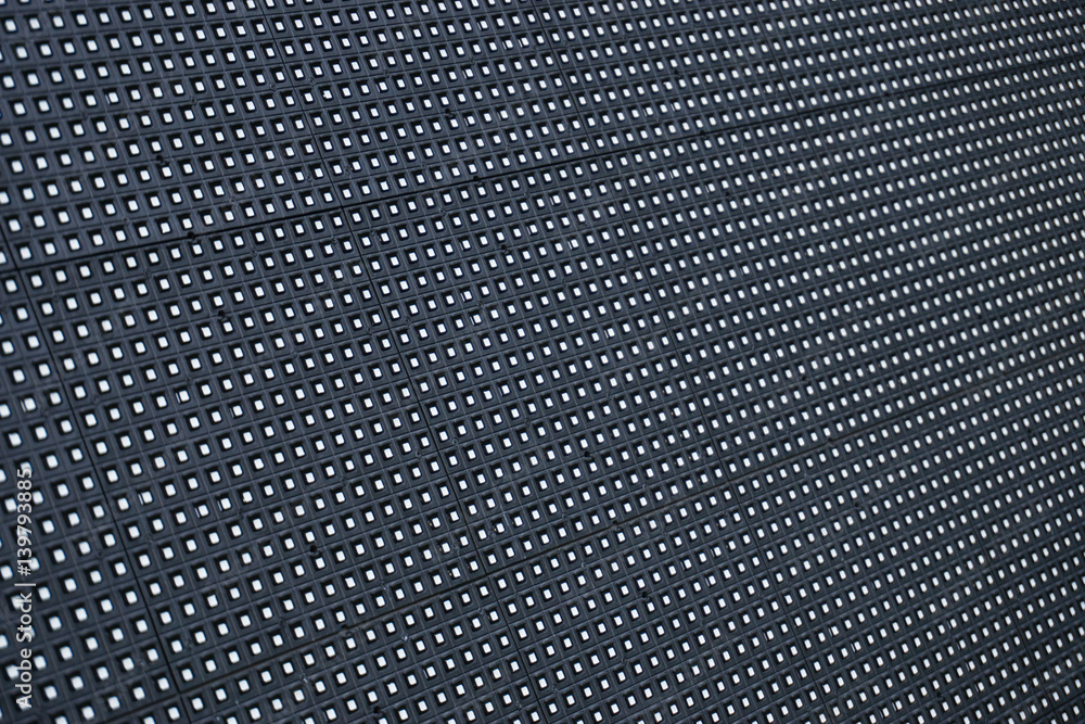 Outdoor modular LED panels as a decoration on the stage Outdoor modular LED panels as a decoration on the stage