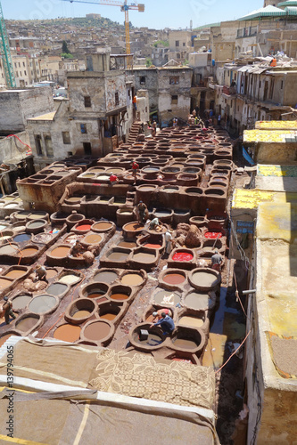 Wallpaper Mural Fez leather tannery Torontodigital.ca