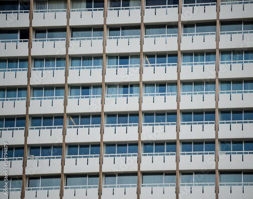 windows in high-rise building background