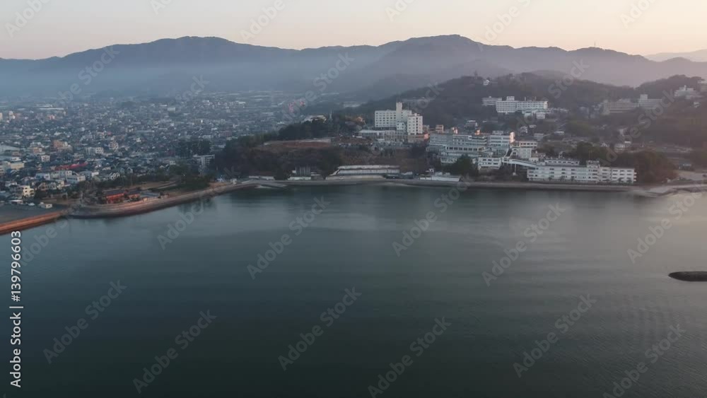 日本の早朝の海岸を、インスパイアー2で空撮19 日本の早朝の海岸を、インスパイアー2で空撮19