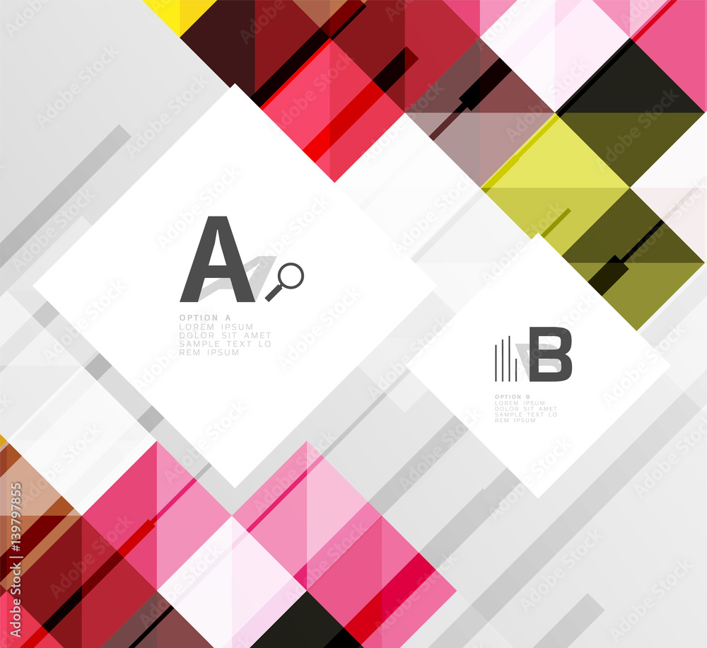 Modern square abstract background Modern square abstract background