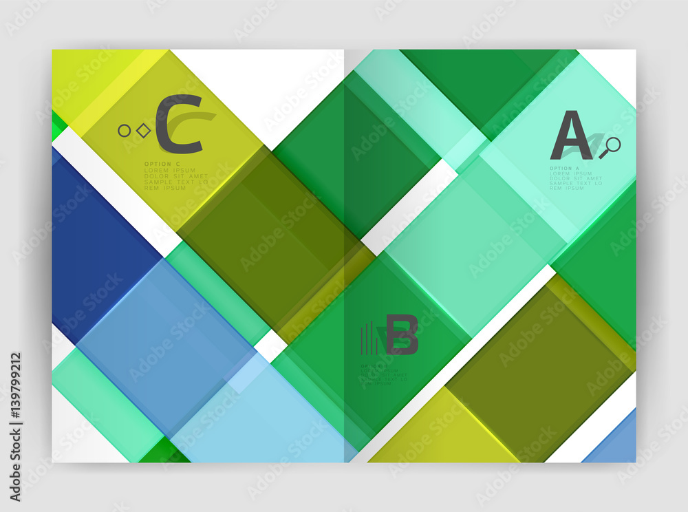 Business a4 business brochure geometrical template Business a4 business brochure geometrical template