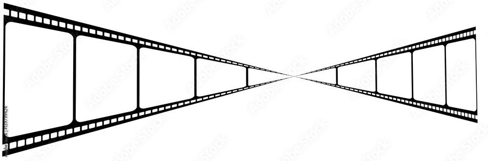 Fototapeta premium film pellicule torsadée
