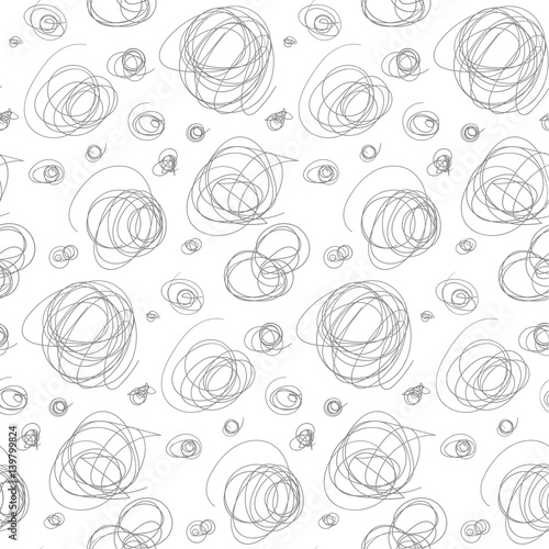 Sloppy abstract seamless pattern