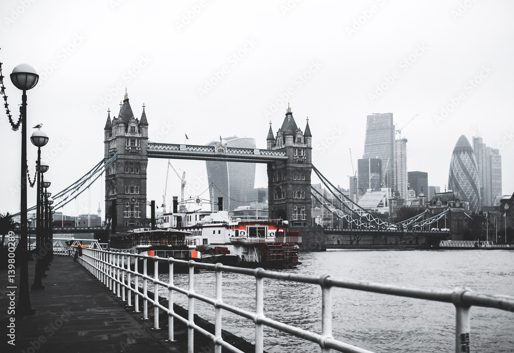 Obraz premium London City anno 2017