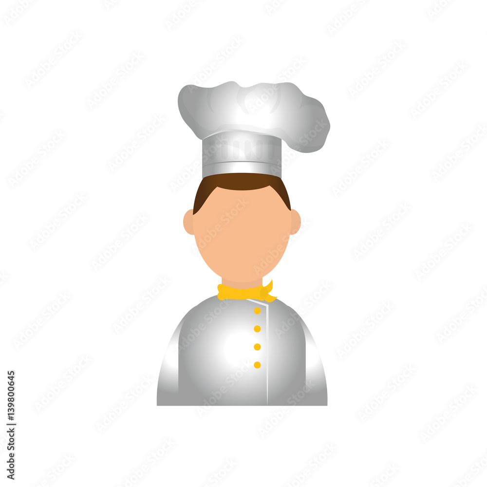 Chef cartoon character icon vector illustration graphic design Chef cartoon character icon vector illustration graphic design
