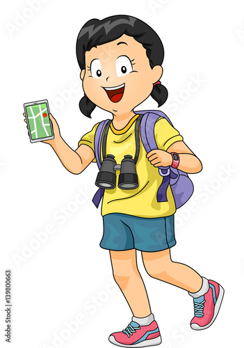 Kid Girl Explorer Gadget