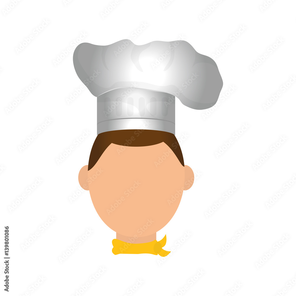 Chef cartoon character icon vector illustration graphic design Chef cartoon character icon vector illustration graphic design